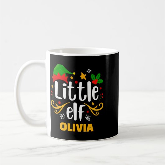 Mug Tygraphy Little Elf Fun Family Matching  (Gauche)