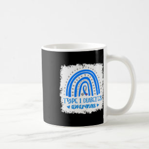 Mug Type 1 Diabète Novembre Nous Portons Bleu Pour Le