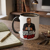 Mug Type barbu grincheux café