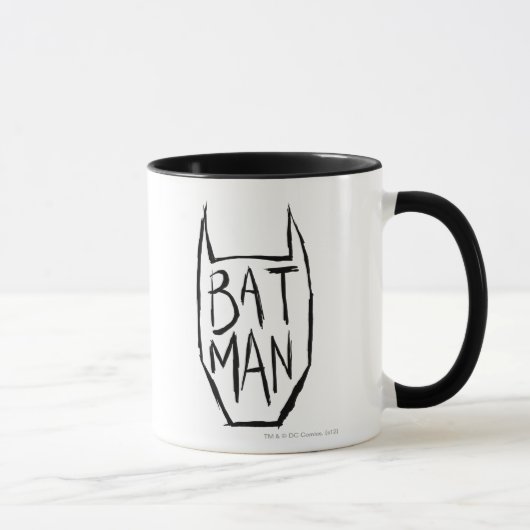 Mug Type Batman en tête (Droite)