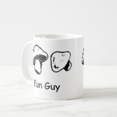 Mug Type d'amusement, champignons (Devant gauche)