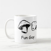Mug Type d'amusement, champignons (Gauche)