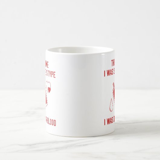 Mug Type de don de sang (Centre)