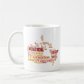 Mug Type de mot "Canada" (Gauche)