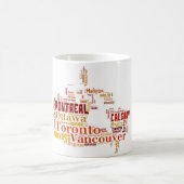 Mug Type de mot "Canada" (Centre)