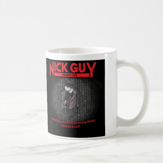 Mug Type de Nick, détective privé (Droite)