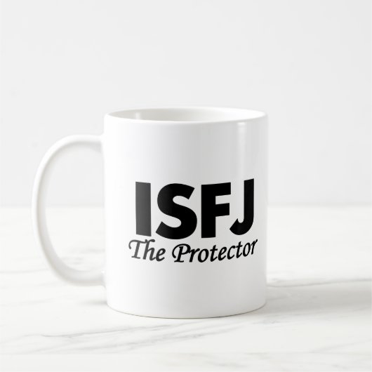 Mug Type de personnalité ISFJ | le protecteur (Gauche)