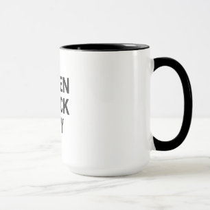 Mug Type noir symbolique
