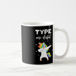 Mug Type Onederbing Dabbing Unicorn Diabetes Sensibili