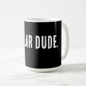 Mug Type Régulier – Conception d'Humour Quotidien Simp (Devant droit)