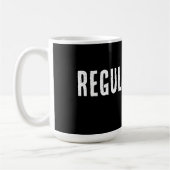 Mug Type Régulier – Conception d'Humour Quotidien Simp (Gauche)