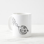 Mug Type tiré vers le haut (Devant gauche)