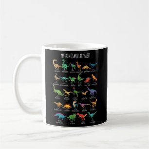 Mug Types De Dinosaures Alphabet A-Z Abc Dino Identiqu