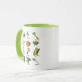 Mug Types de légumes Légumes d'automne (Devant gauche)