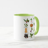 Mug Types de légumes Légumes d'automne (Devant droit)