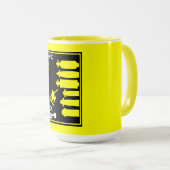 Mug Types de skateboard (Devant droit)