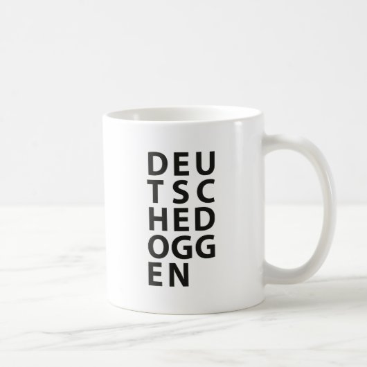 Mug Typo : Dogue allemand (Droite)