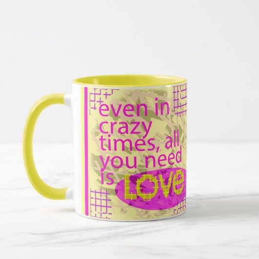 Mug Typographie Aimer Inspiration (Gauche)