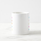 Mug Typographie alphabétique colorée (Centre)