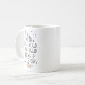 Mug Typographie amusante Maman Anniversaire De La Fill (Devant gauche)