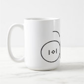 Mug Typographie artistique ART (Gauche)