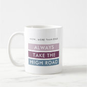 Mug Typographie audacieuse Prendre la route (Gauche)