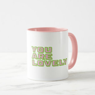Mug Typographie bicolore - Vous êtes un mantra charman