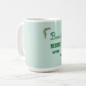 Mug Typographie botanique de beauté (Devant gauche)