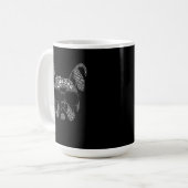 Mug Typographie Bouledogue Français (Devant gauche)