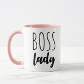 Mug Typographie branchée de la dame Boss (Gauche)