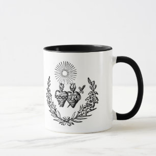 Mug Typographie catholique Jesus Mary Angels