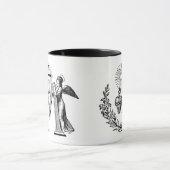 Mug Typographie catholique Jesus Mary Angels (Centre)