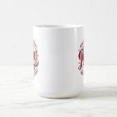 Mug Typographie Cercle Papy Rétro Gras (Centre)