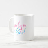 Mug Typographie charmante et gentille (Devant gauche)
