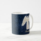 Mug typographie chrétienne ange religieux Noël (Devant droit)