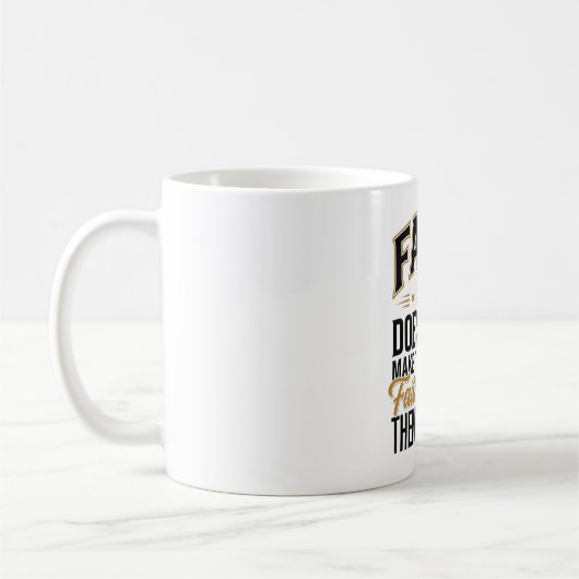 Mug Typographie chrétienne Faith Makes Them Possible D (Gauche)