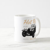 Mug Typographie classique de la communauté automobile (Devant droit)