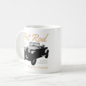 Mug Typographie classique de la communauté automobile (Devant gauche)