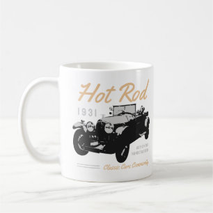 Mug Typographie classique de la communauté automobile