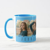 Mug Typographie Collée Jeune Fille (Gauche)