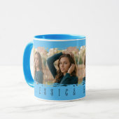 Mug Typographie Collée Jeune Fille (Devant gauche)