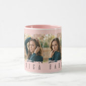 Mug Typographie Collée Jeune Fille (Centre)