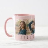 Mug Typographie Collée Jeune Fille (Gauche)