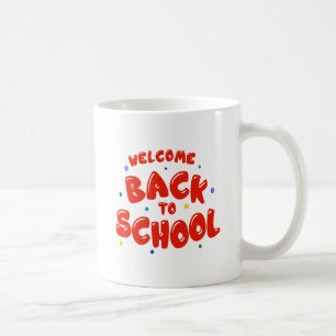Mug Typographie Colorée de Retour à l'École