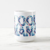 Mug Typographie Cool Mama Cœurs (Centre)