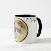Mug Typographie Cool moderne de l'animal de compagnie (Devant droit)