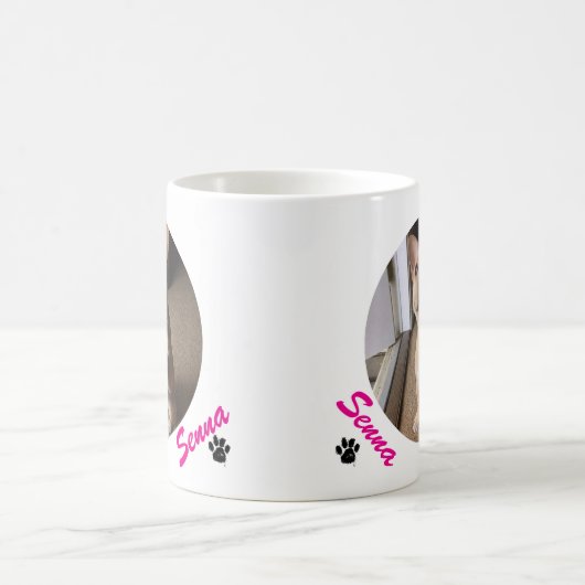 Mug Typographie Cool simple et moderne Nom (Centre)