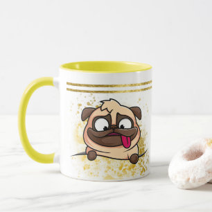 Mug Typographie Cool simple et moderne Nom et photo