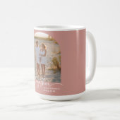 Mug Typographie Couple Saint-Valentin Rose Pâle Ensemb (Devant droit)