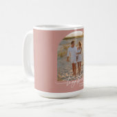 Mug Typographie Couple Saint-Valentin Rose Pâle Ensemb (Devant gauche)
